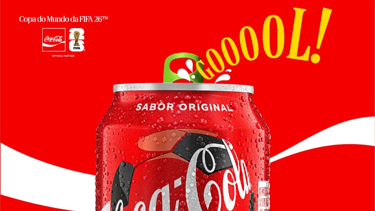 Novo produto da Coca-Cola apresenta grito de torcida