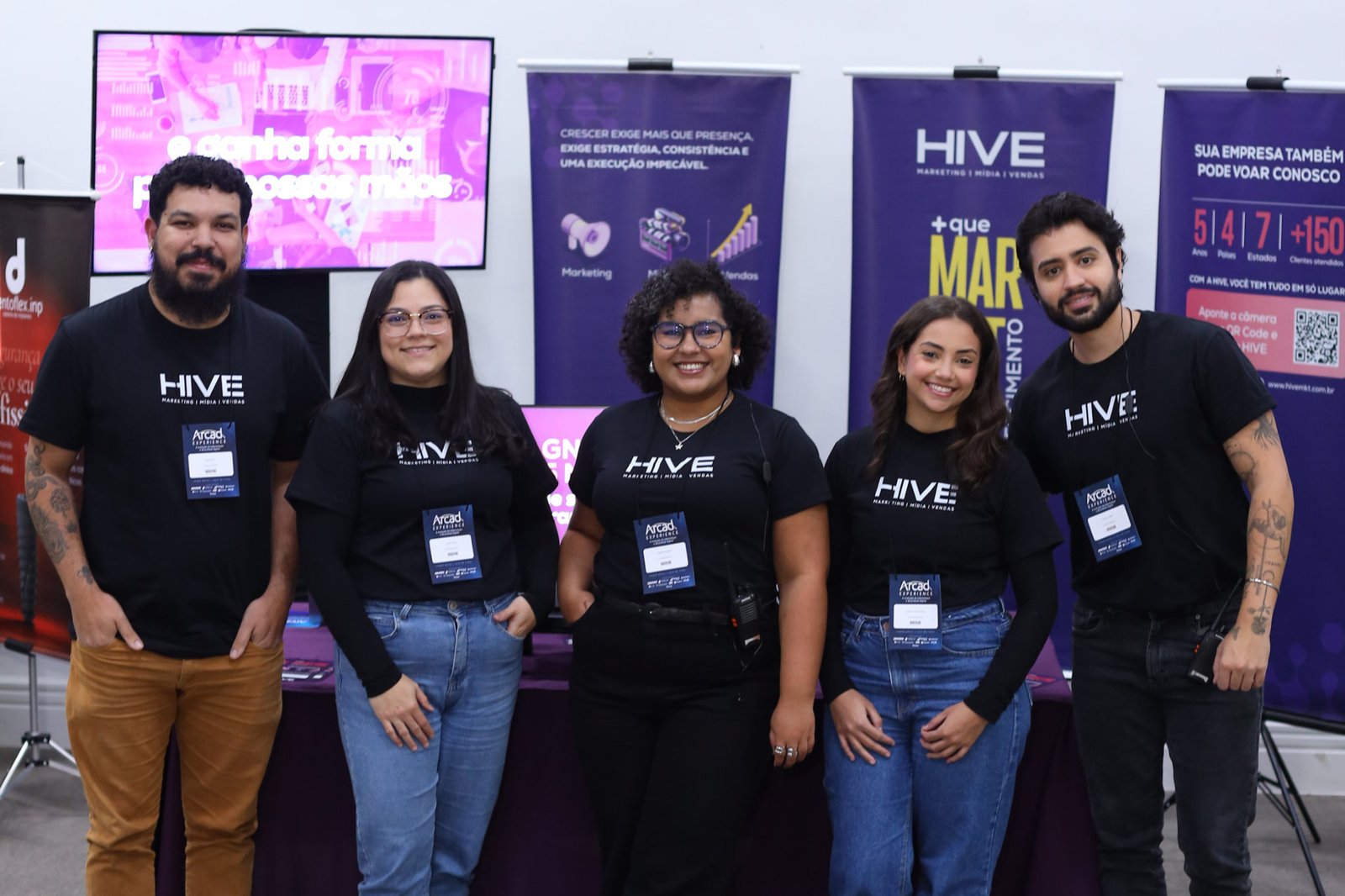 A HIVE participou da organização do evento e foi uma das empresas patrocinadoras. 